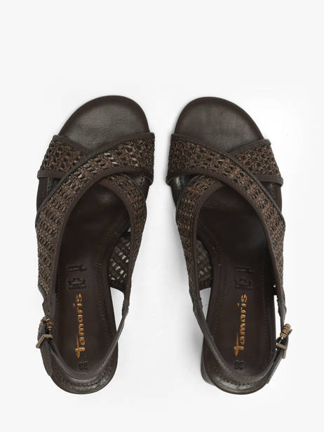 Sandales à Talon Tamaris Marron women 45 vue secondaire 3
