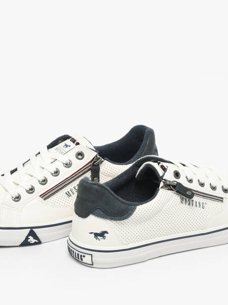 Sneakers Mustang Blanc men M0211004 vue secondaire 2