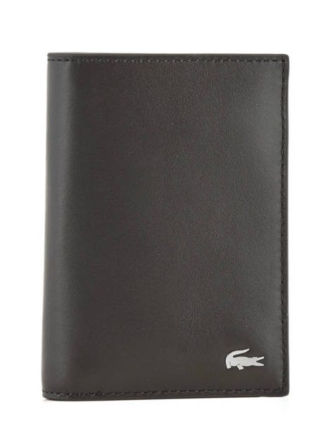 Portefeuille Fg Cuir Lacoste Noir fg NH2368FG