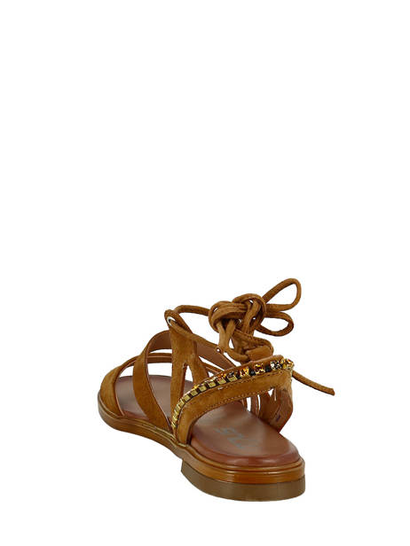 Sandales Strass Cuir Mjus Marron women M05046 vue secondaire 3